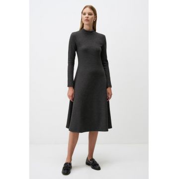 Rochie midi din amestec de modal