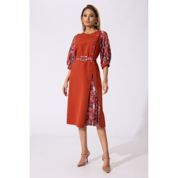 Rochie office Zurria Caramizie