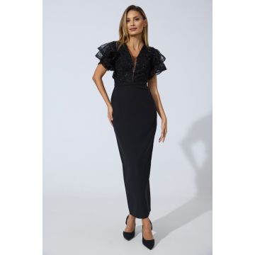 Rochie de ocazie premium Ekanta Neagra