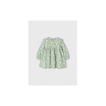 Rochie fete - 300672976 - Bumbac - Verde