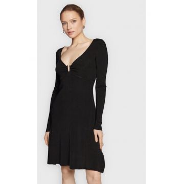 Rochie dama - 302104772 - Negru - Viscoza