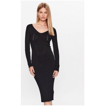 Rochie dama - 302872138 - Negru - Viscoza