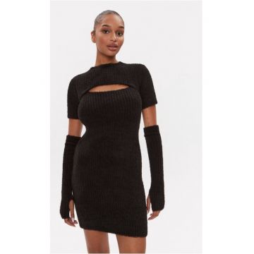 Rochie dama - 303007522 - Negru - Poliester