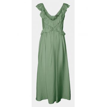 Rochie dama - 303612429 - Verde - Viscoza