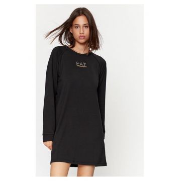 Rochie dama - ea7 emporio armani - Negru - Poliester