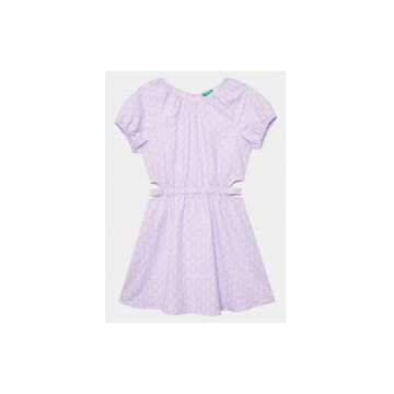 Rochie fetite - 301771807 - In/Bumbac - Violet