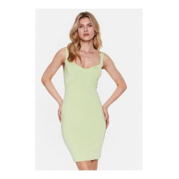 Rochie dama - 302203444 - Verde - Viscoza -