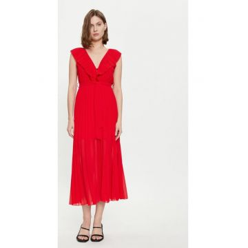 Rochie dama - 80166 - Rosu - Poliester