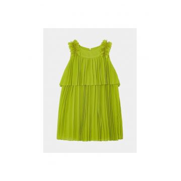 Rochie fete - 13652 - Verde - Poliester