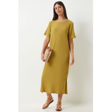 Rochie lejera cu slituri laterale