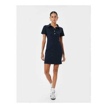 Rochie polo cu maneci scurte