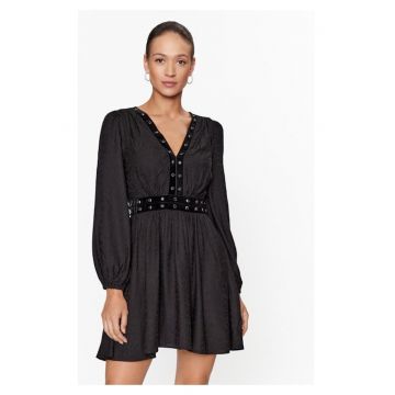 Rochie dama - 303009885 - Negru - Viscoza