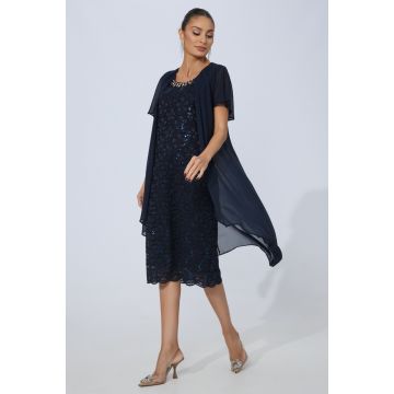 Rochie de ocazie Benicia Bleumarin