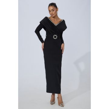 Rochie de ocazie premium Josepha Neagra