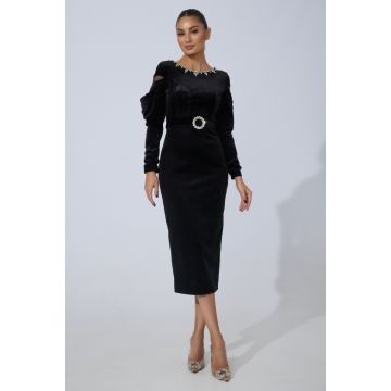 Rochie de ocazie Yelina Neagra