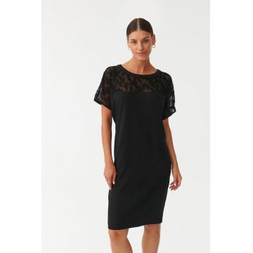 Rochie mini cu croiala dreapta