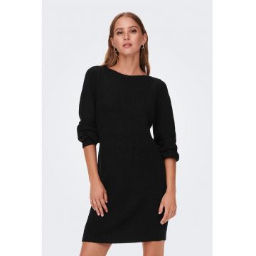 Rochie-pulover cu decolteu barcuta Whitney