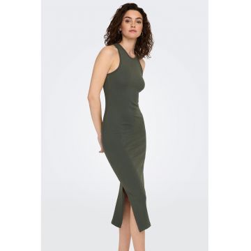 Rochie striata fara maneci