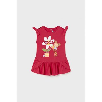 Rochie-tricou cu imprimeu floral