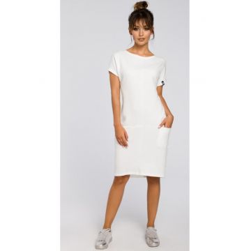 Rochie - Bumbac  Poliester - Gri