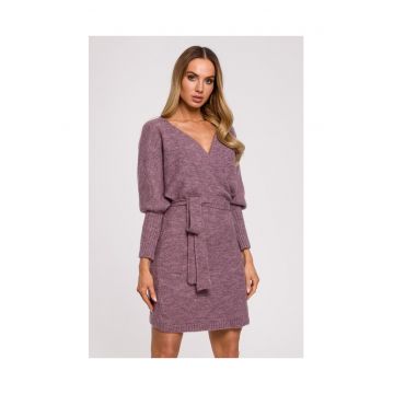 Rochie dama - Poliester/Lana - Mov