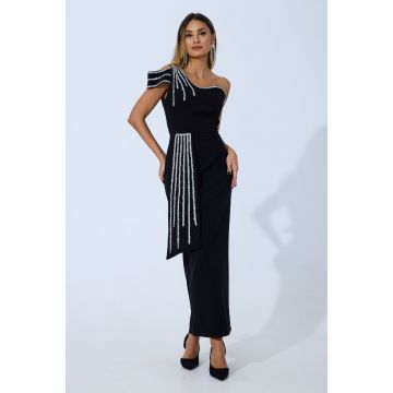 Rochie de ocazie Illusion Neagra