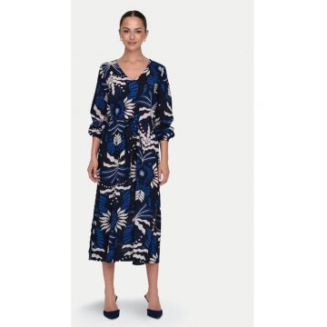 Rochie de zi Anna 15349065 Bleumarin Loose Fit - Bumbac