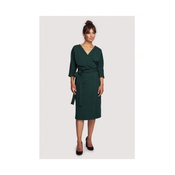 Rochie eleganta - Bumbac - Verde