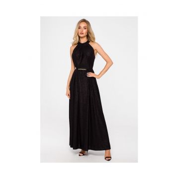 Rochie maxi dama - Made of Emotion - Palkyi - neagra