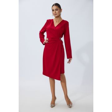 Rochie eleganta Maisy Marsala