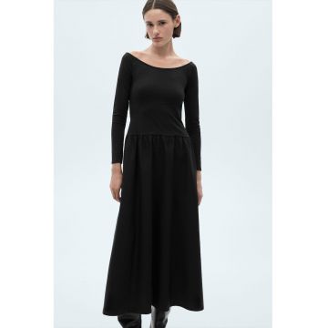 Rochie midi evazata Valvina