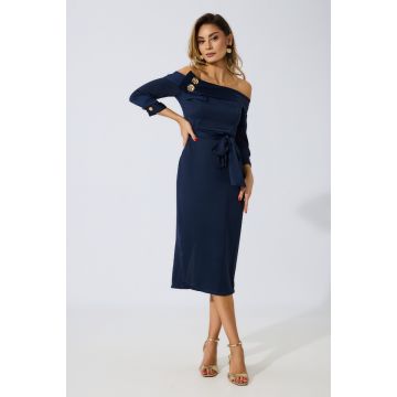 Rochie de ocazie Gizel Bleumarin