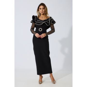 Rochie de ocazie premium Crush Neagra