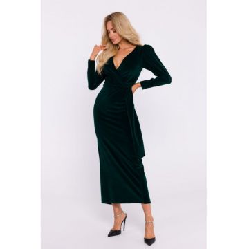 Rochie de seara maxi din velur -