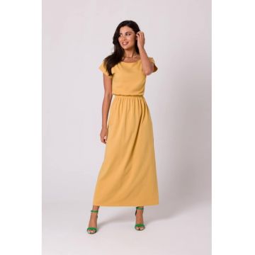 Rochie maxi cu elastic in talie -