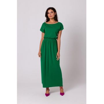 Rochie maxi cu elastic in talie -