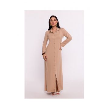 Rochie maxi dama Drux B285 cappuccino