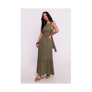 Rochie Maxi pentru femei Tyeec B281 Olive