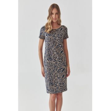 Rochie midi cu model grafic