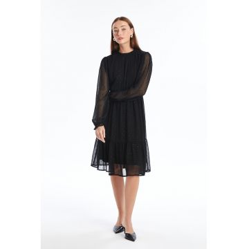 Rochie midi evazata