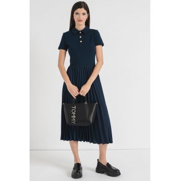 Rochie polo cu pliuri