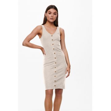 Rochie scurta cambrata cu model uni