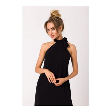 Made of Emotion Rochie midi pentru femei Gwenhwynna M736 neagră