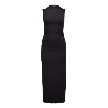 Rochie fara maneci cu slit lateral