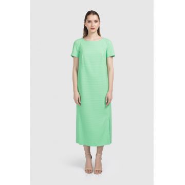 Rochie maxi cu aspect texturat