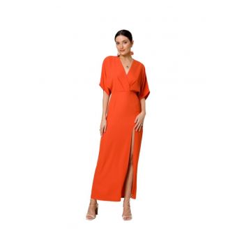 Rochie maxi dama - Argagune - coral