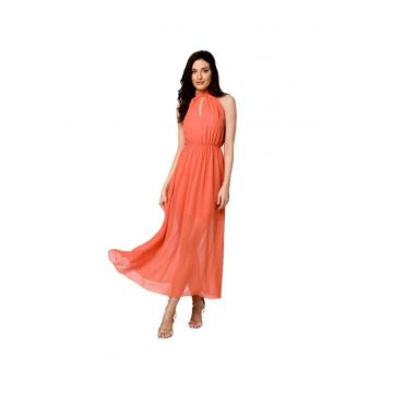 Rochie maxi dama - Teratu - portocale