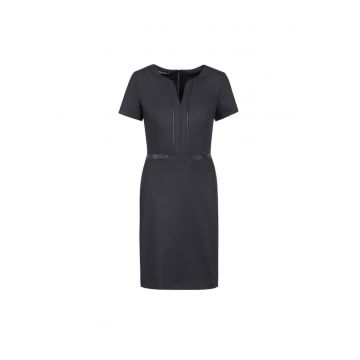 Rochie midi cambrata - Negru