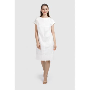 Rochie midi cu buzunare laterale