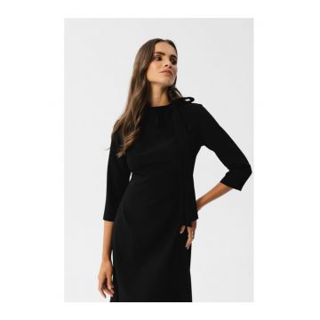 Rochie midi dama - Gwalchakin - neagra